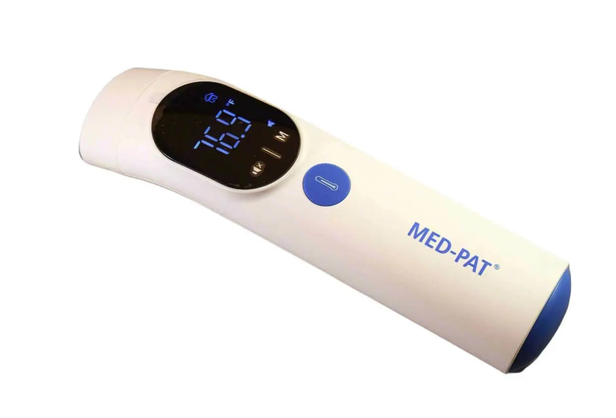 Med-Pat TH-1 Digital Infrared Thermometer – 4-in-1 Ear & Forehead | FDA Cleared